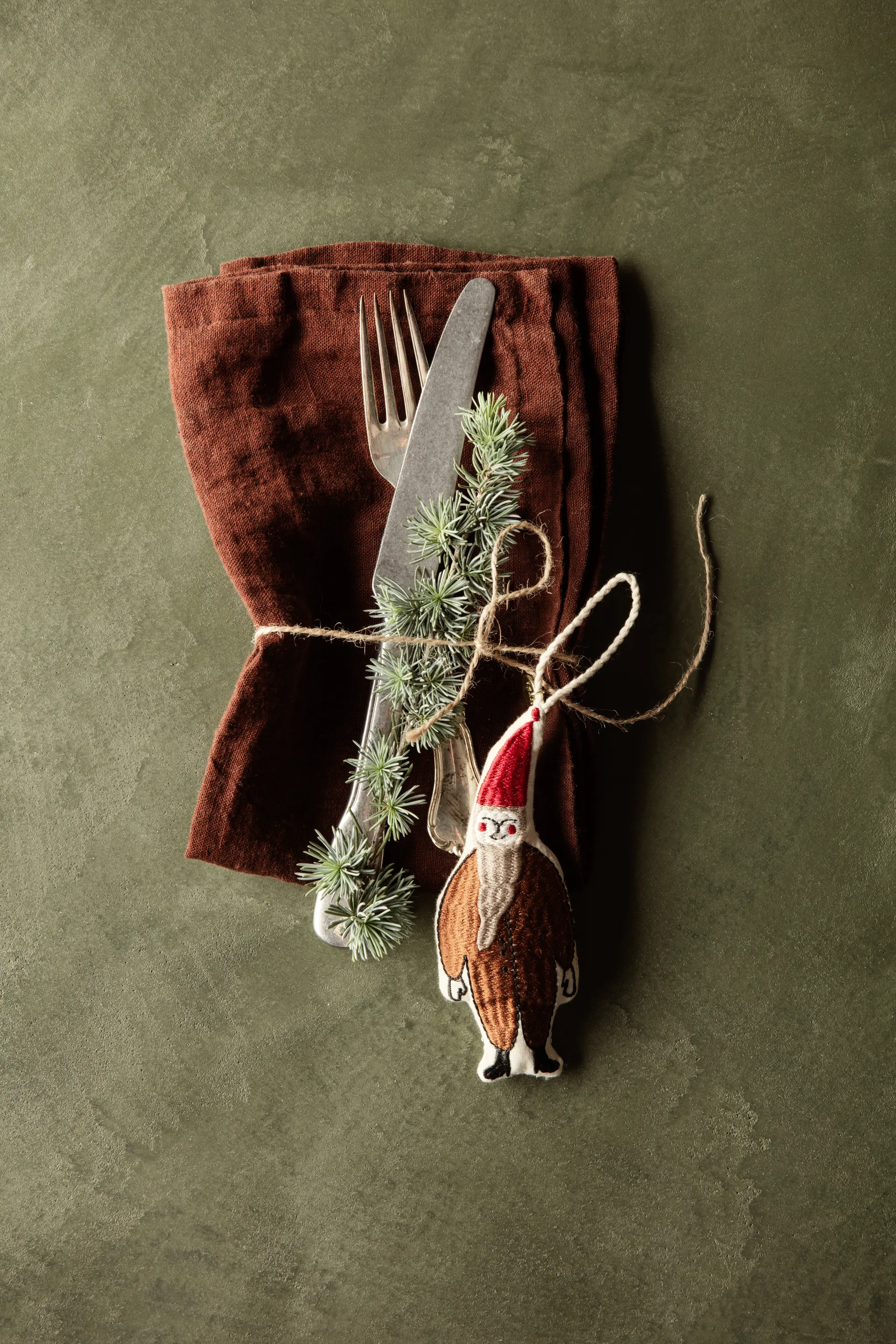 Elf pair Weihnachtsanhänger 13,5cm 2er Pack, Striped Ferm Living