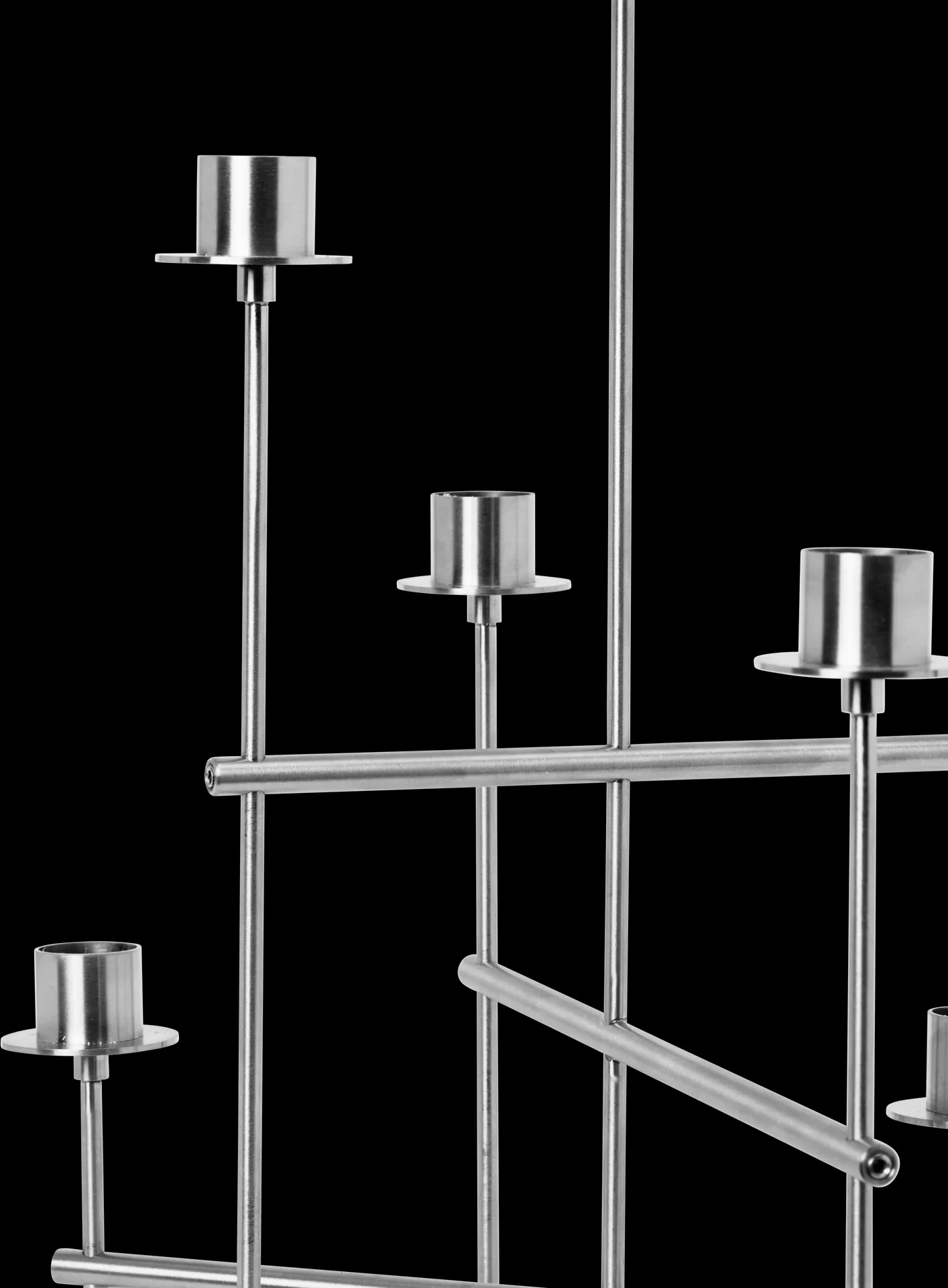 Elysia Kerzenhalter, Brushed stainless steel Ferm Living