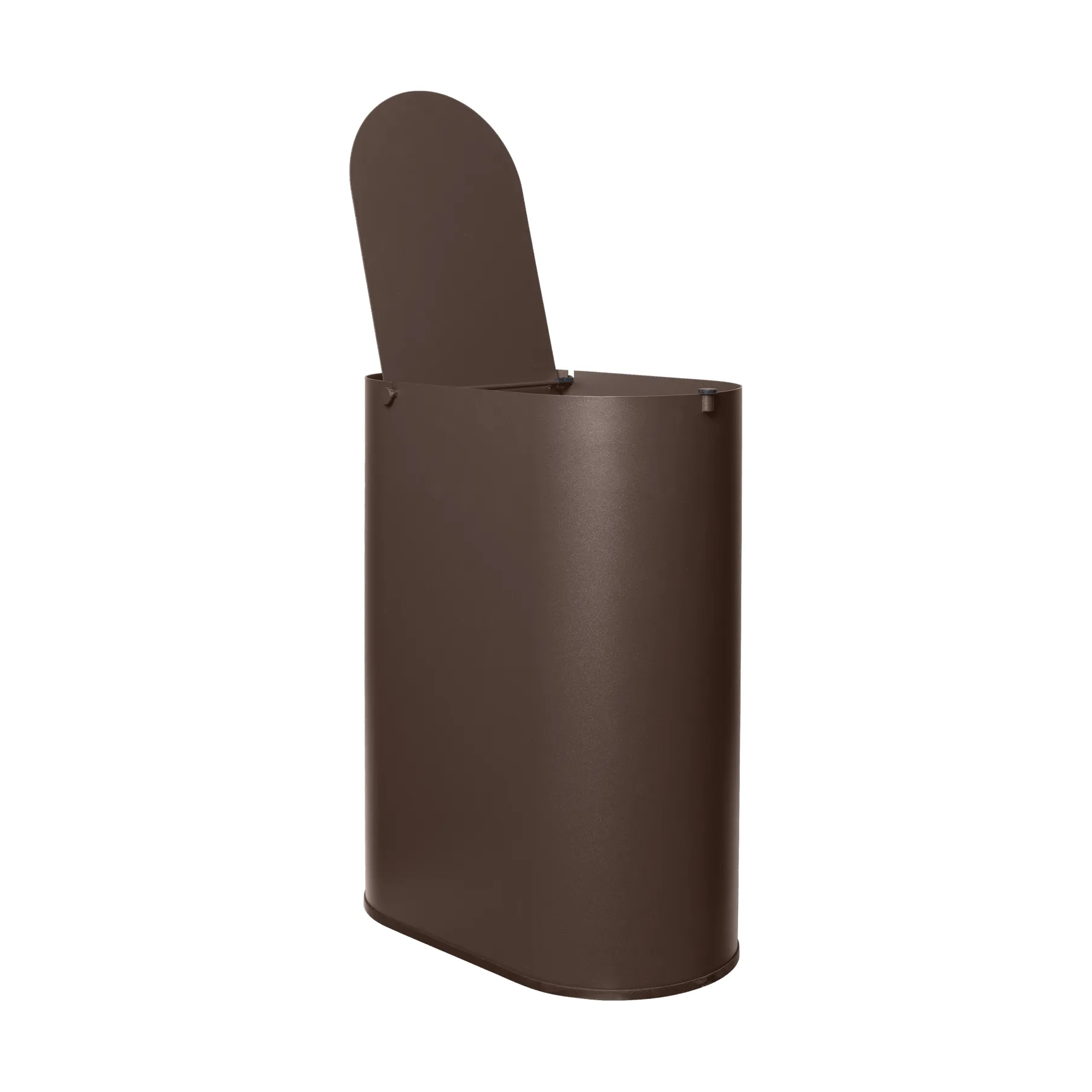 Enkel Abfalleimer medium, Dunkle Schokolade Ferm Living