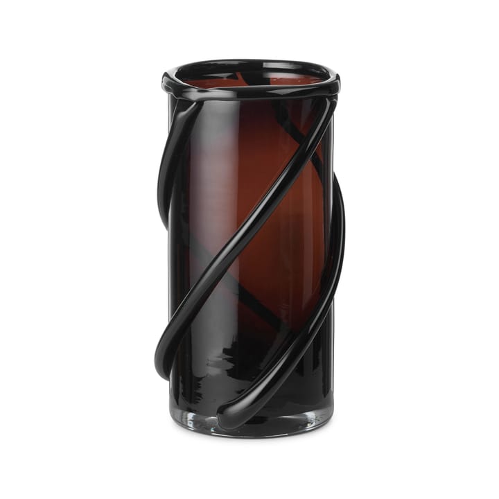 Entwine Vase dark amber - Small 21cm - ferm LIVING