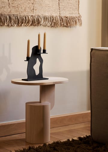 Erode Kerzenhalter 21 x 27 x 4cm - Blackened Aluminium - Ferm Living