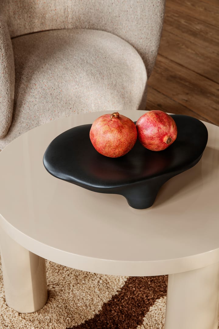Esca Piece Dekorationsteller, Black Ferm Living