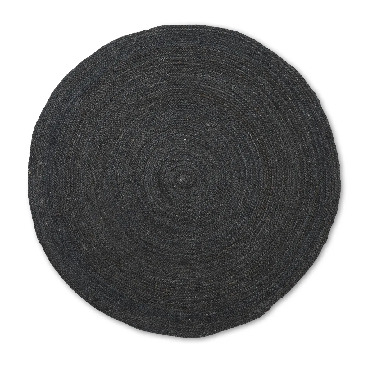 Eternal Juteteppich rund small, Black Ferm Living
