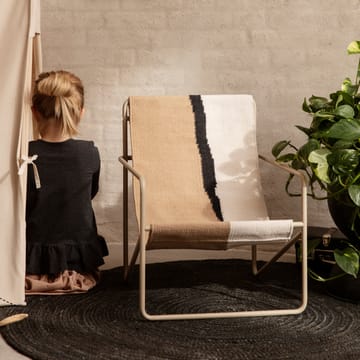Eternal Juteteppich rund small - Black - Ferm Living
