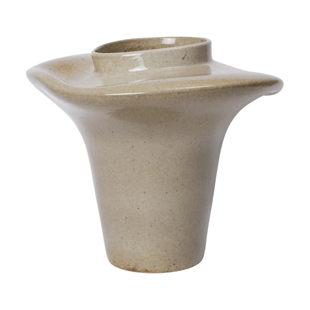 Evio Vase, Elm green, Ø35x53 cm Ferm Living