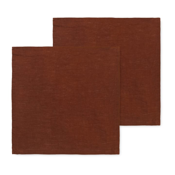 ferm LIVING Leinenserviette 2er Pack - Cinnamon - Ferm LIVING