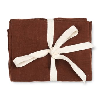 Ferm Living Leinenserviette 2er Pack - Cinnamon - Ferm Living