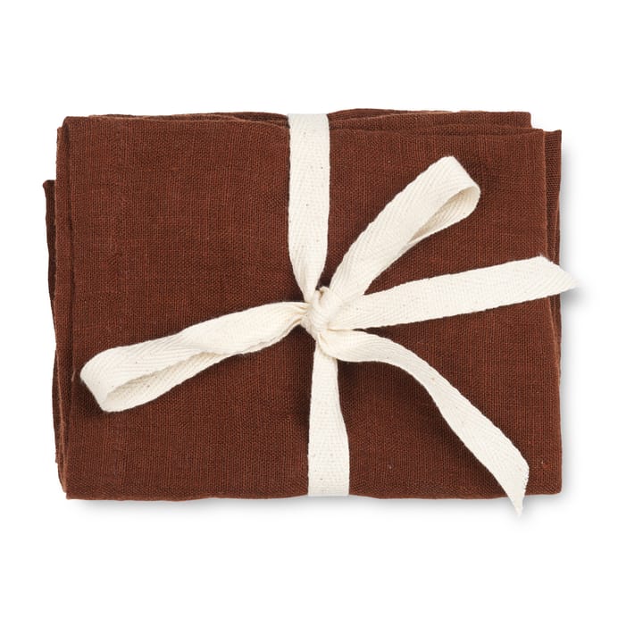 Ferm Living Leinenserviette 2er Pack, Cinnamon Ferm Living