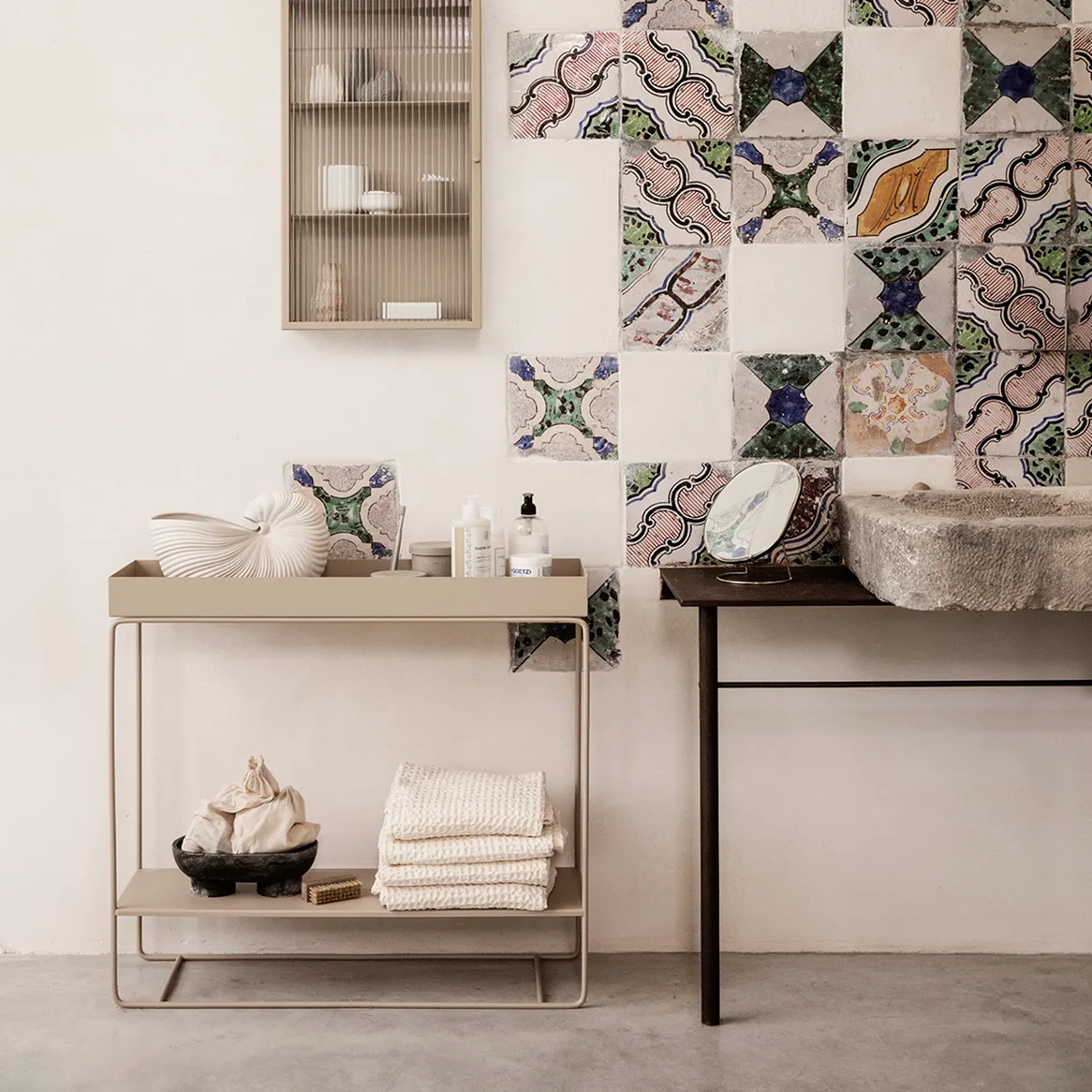 Ferm Living Plant Box Abstelltisch, Cashmere Ferm Living