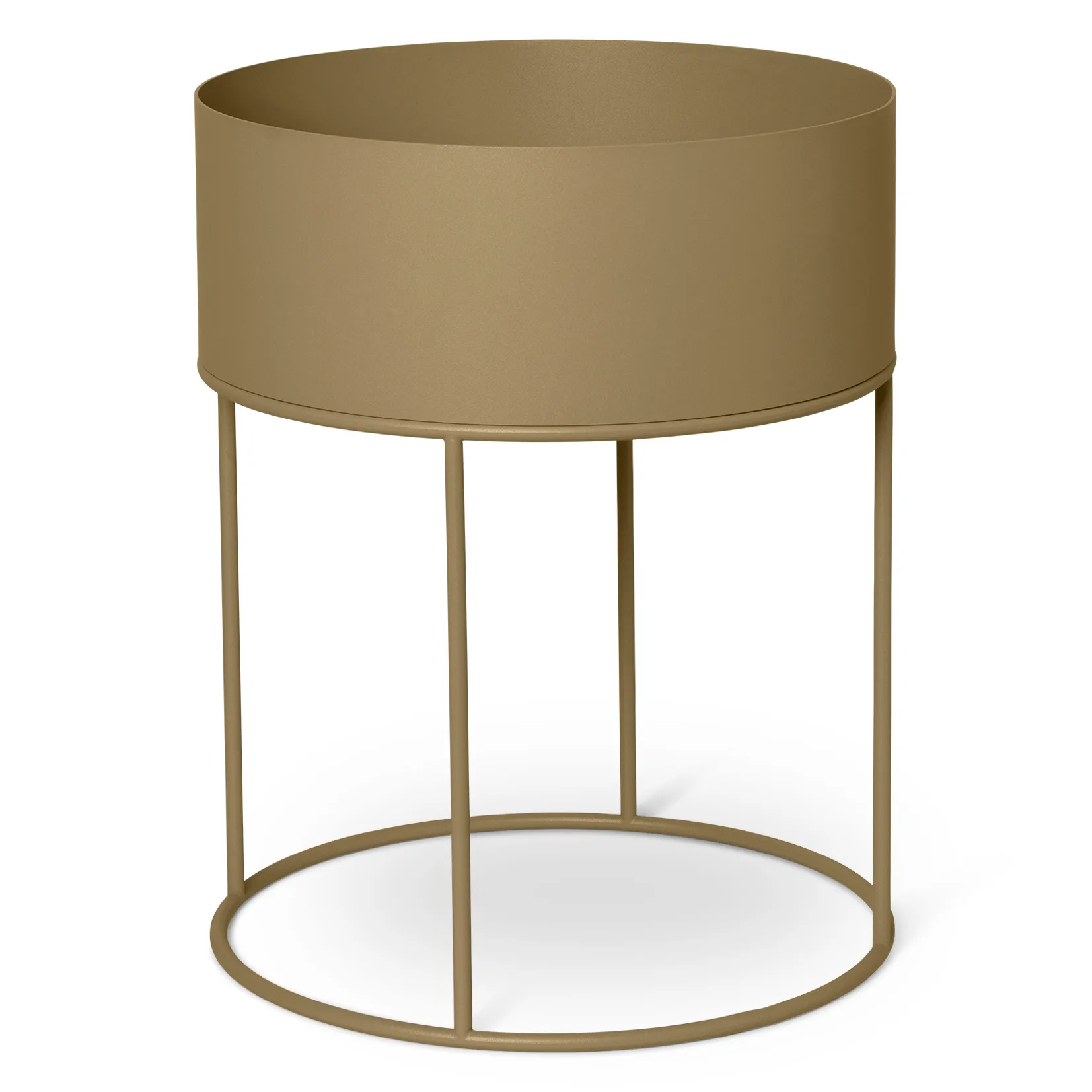 Ferm Living Plant Box Rund, Olive Ferm Living