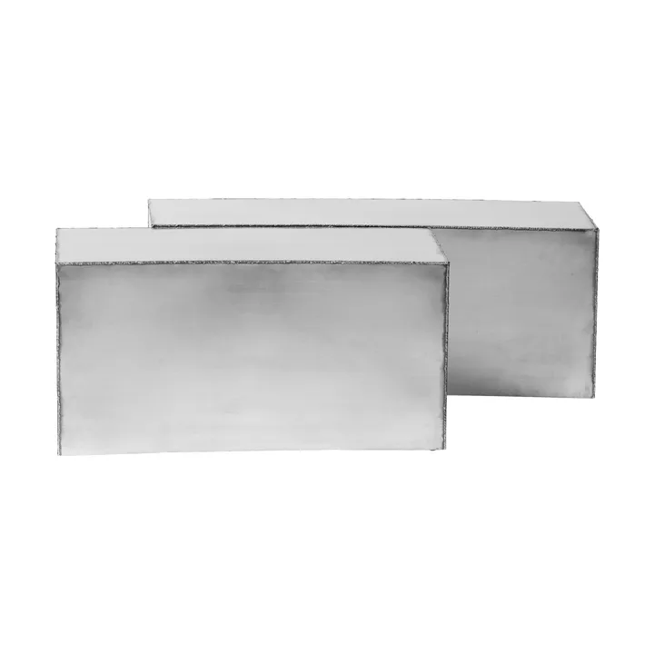 Ferra Couchtisch 2-teilig - Edelstahl - Ferm Living
