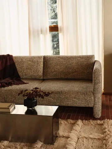 Ferra Couchtisch 2-teilig - Edelstahl - Ferm Living