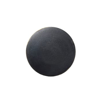 Flat Circle Wandhaken schwarz-Messing - Ø4 cm - Ferm Living