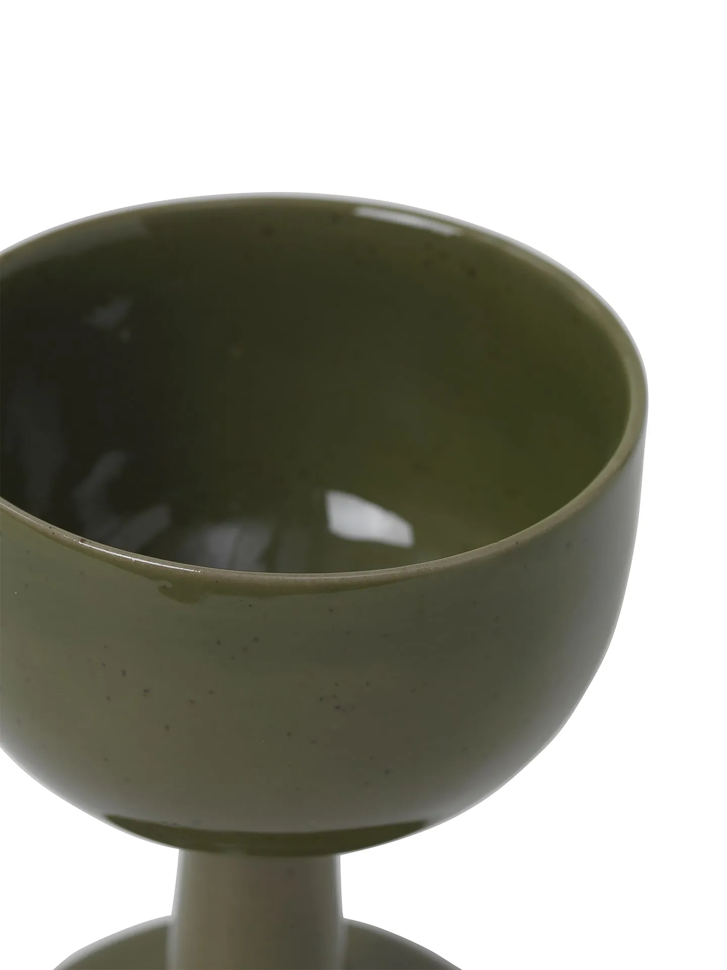Floccula Weinglas 16cl, Grün Ferm Living