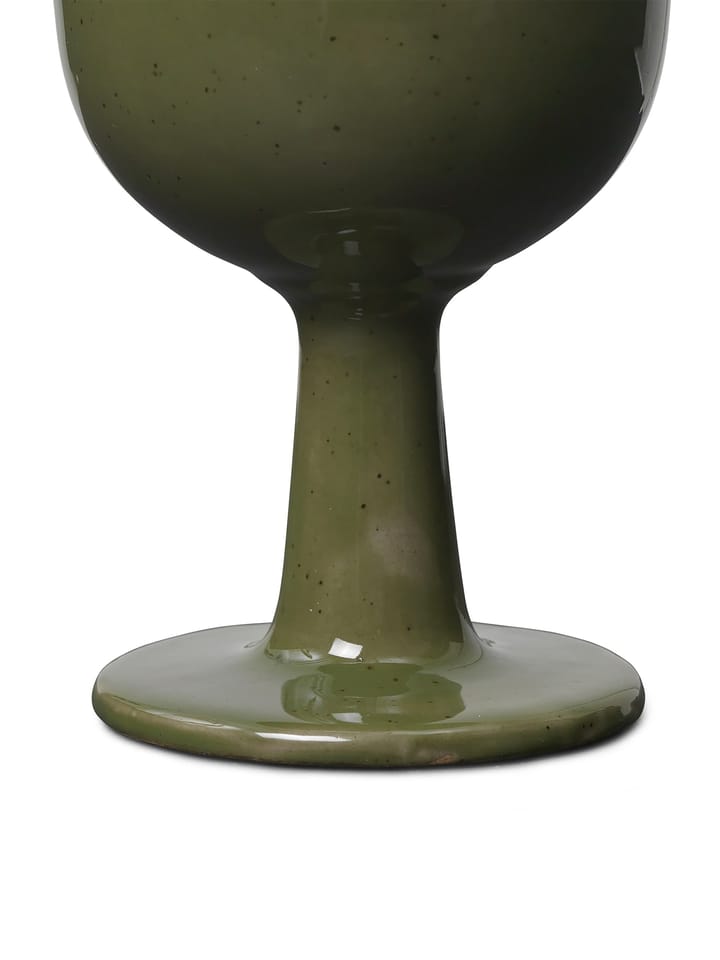 Floccula Weinglas 16cl, Grün Ferm Living