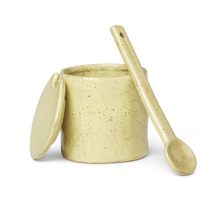 Flow Marmeladenbehälter mit Löffel, Goldgesprenkelt Ferm Living