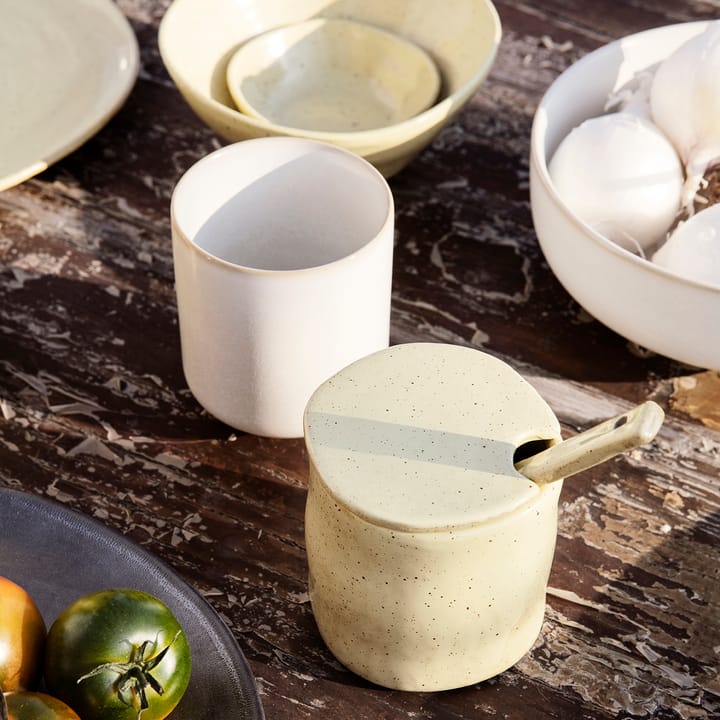 Flow Marmeladenbehälter mit Löffel, Goldgesprenkelt Ferm Living
