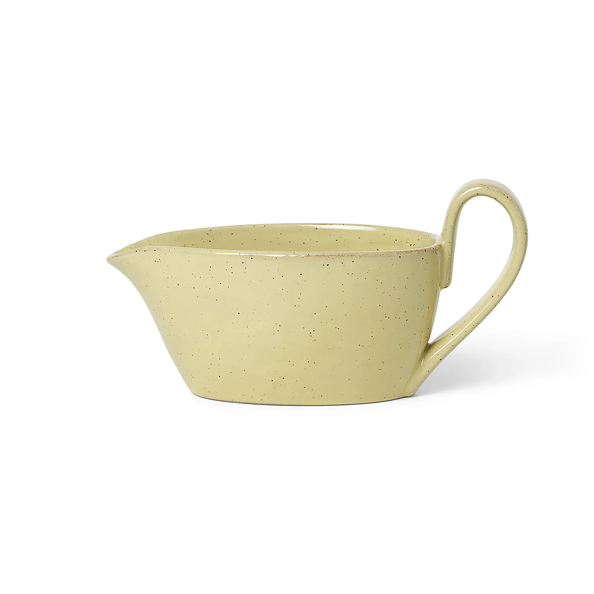 Flow Saucenkännchen 30cl, Yellow Speckle Ferm Living