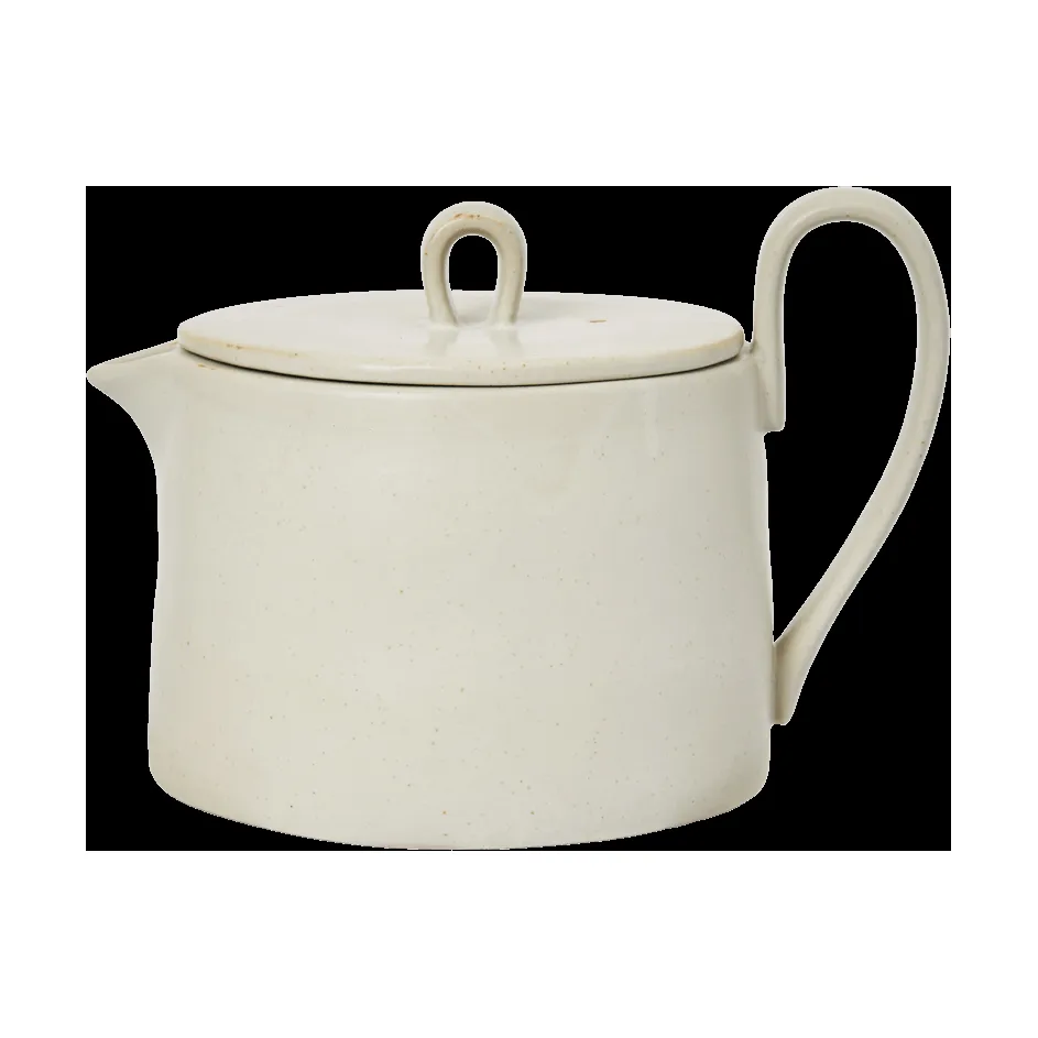 Ferm Living Flow Teekanne 1,5 L Off-white speckle Ferm Living Flow Teekanne 1,5 L Off-white speckle