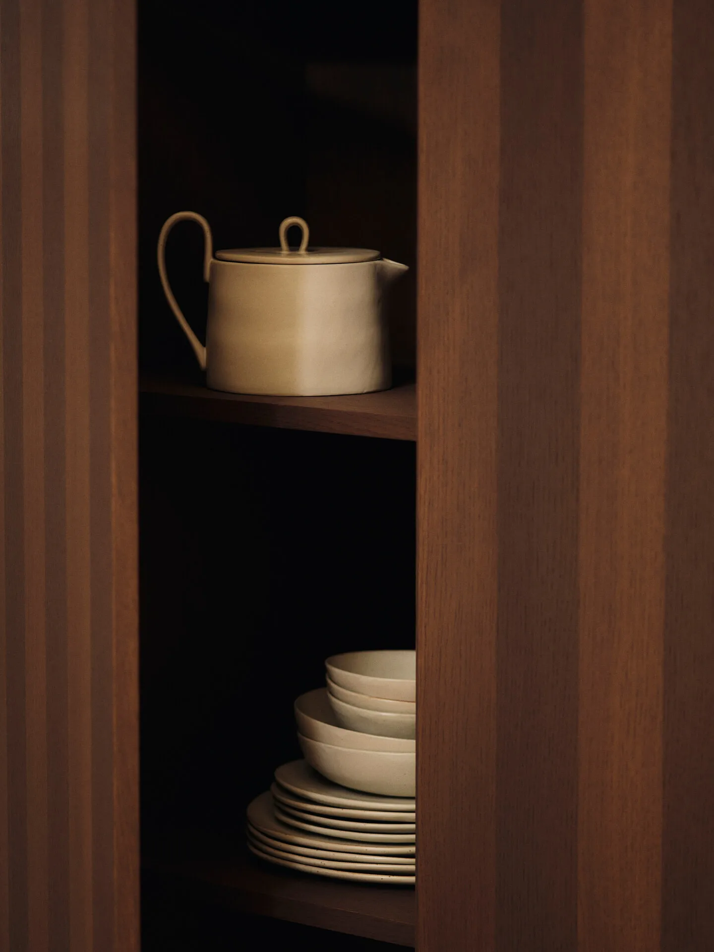 Flow Teekanne 1,5 L, Off-white speckle Ferm Living