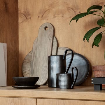 Flow Teller 22cm - Schwarz - Ferm Living