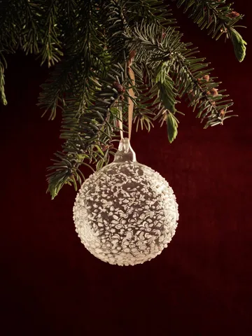 Flurry Christbaumkugeln 3er-Pack - L, Weiß - Ferm Living