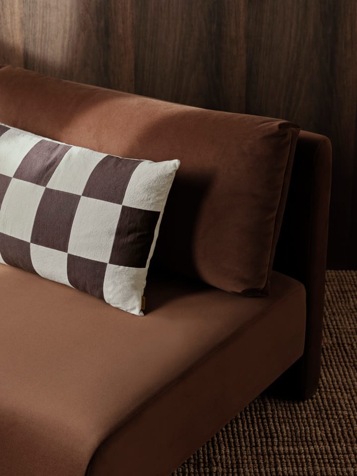 Fold patchwork Kissenbezug 40x60 cm, Coffee-undyed Ferm Living