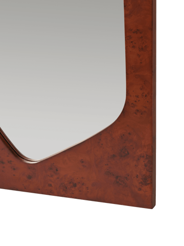 Folia Spiegel - Dark stained burl, 135 cm - Ferm Living