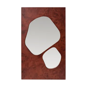 Folia Spiegel - Dark stained burl, 82 cm - Ferm Living
