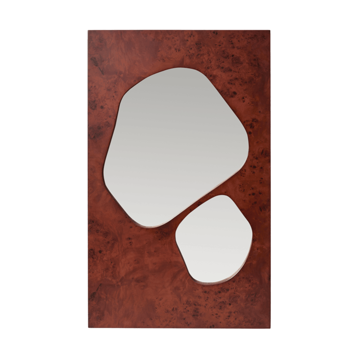 Folia Spiegel - Dark stained burl, 82 cm - Ferm Living