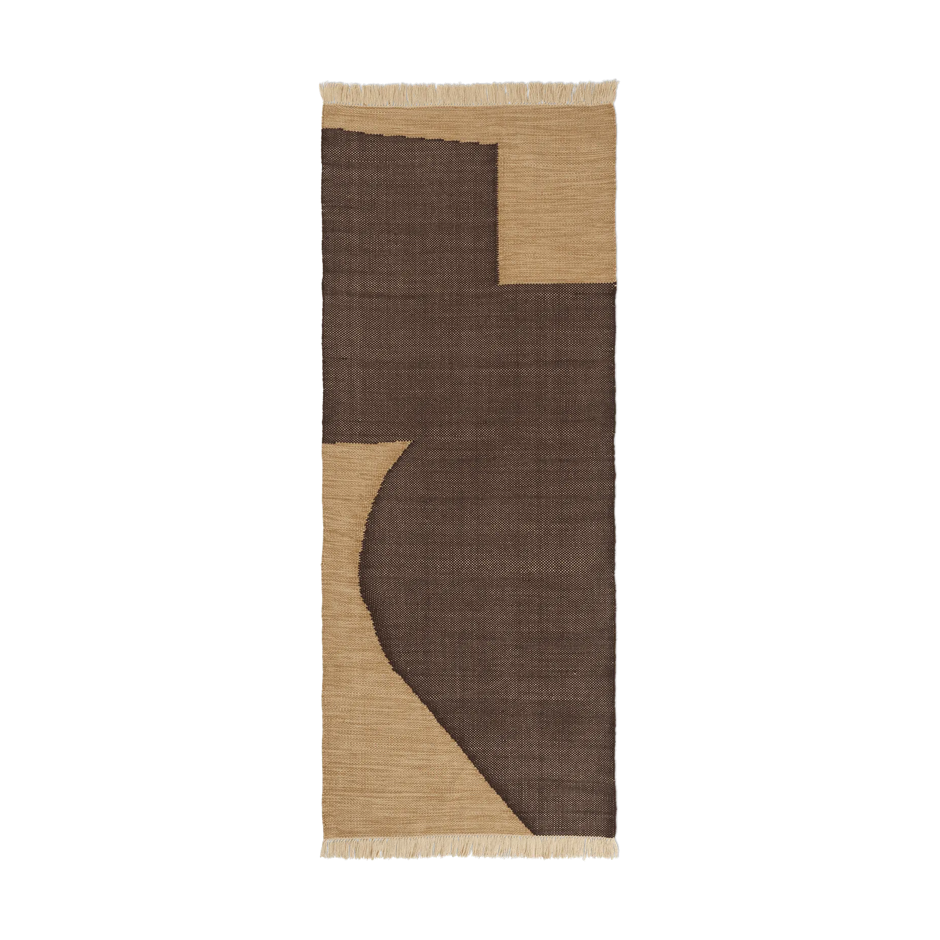 Forene Laufmatte, Tan-Chocolate, 80x200 cm Ferm Living
