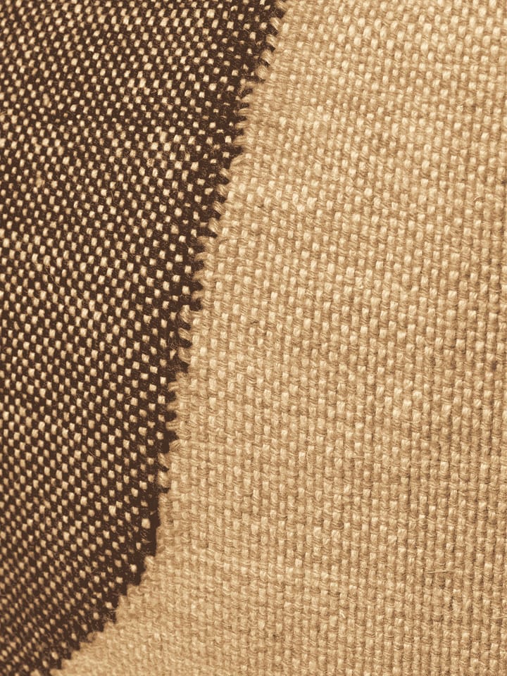 Forene square Pouf 60x60x40 cm, Tan-Chocolate Ferm Living