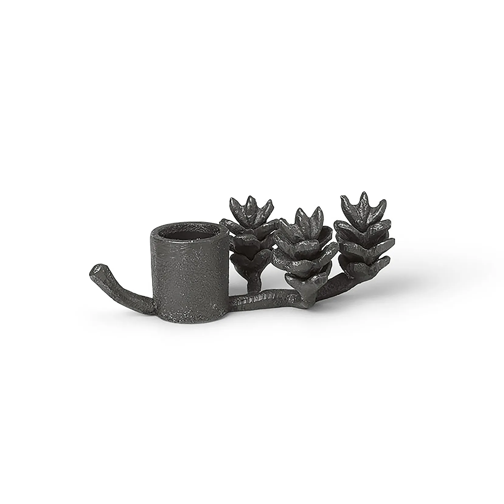 Forest Kerzenhalter 6cm, Schwarz Messing Ferm Living