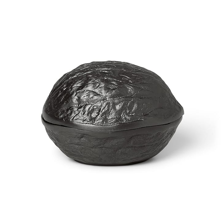 Forest nut Box Nussschale mit Deckel 7,5cm - Blackened Aluminium - ferm LIVING