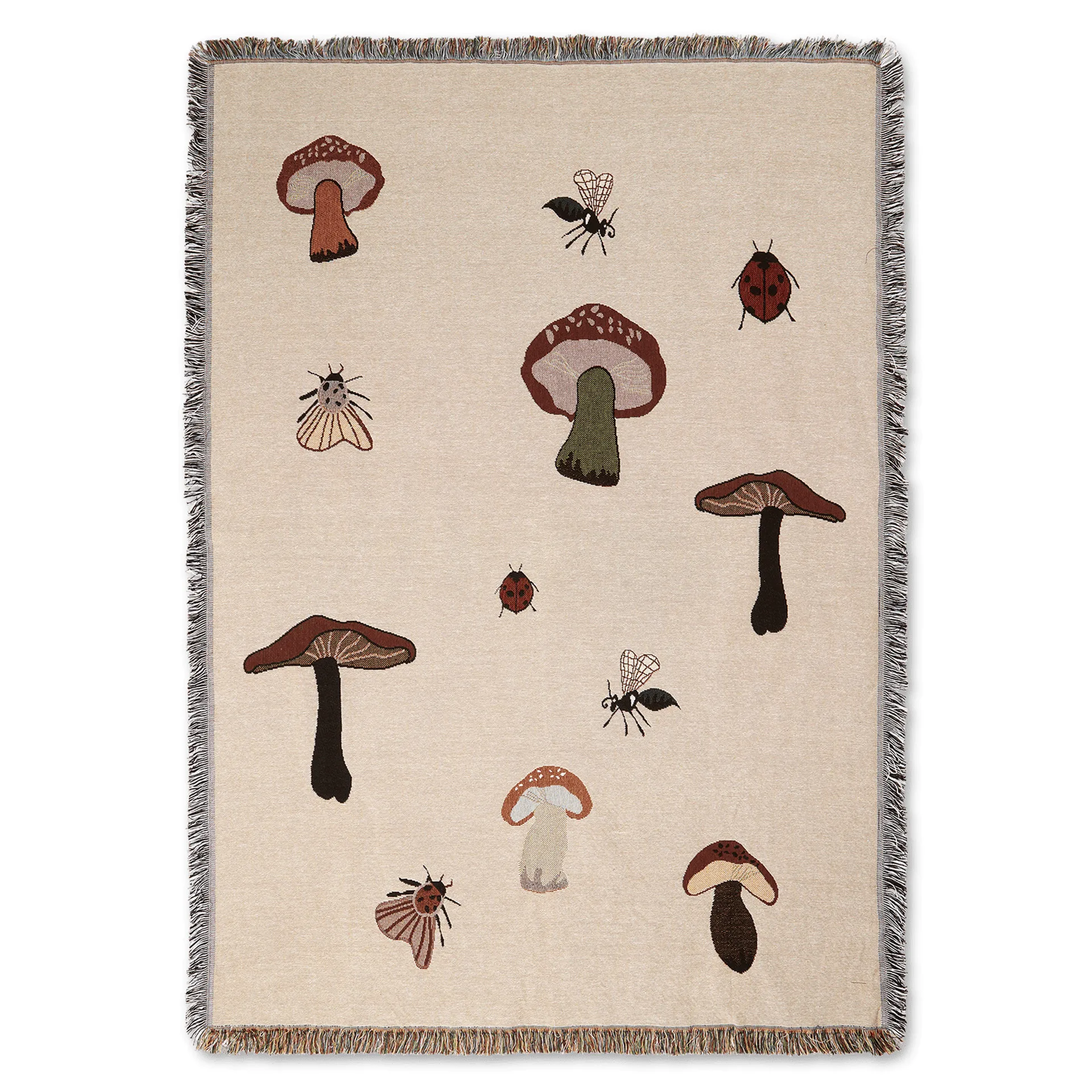 Forest tapestry Decke 120 x 170cm, Sand Ferm Living
