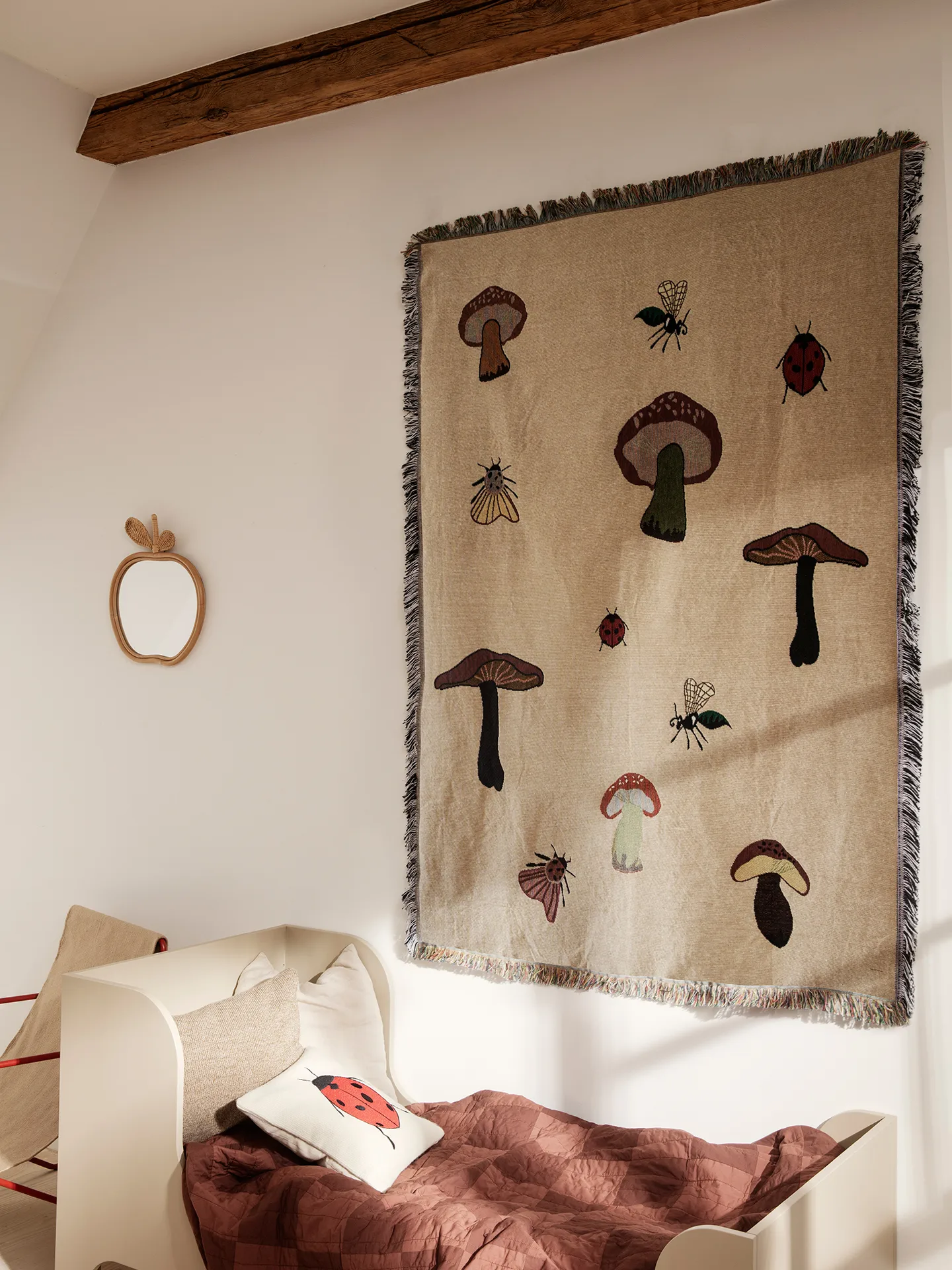 Forest tapestry Decke 120 x 170cm, Sand Ferm Living