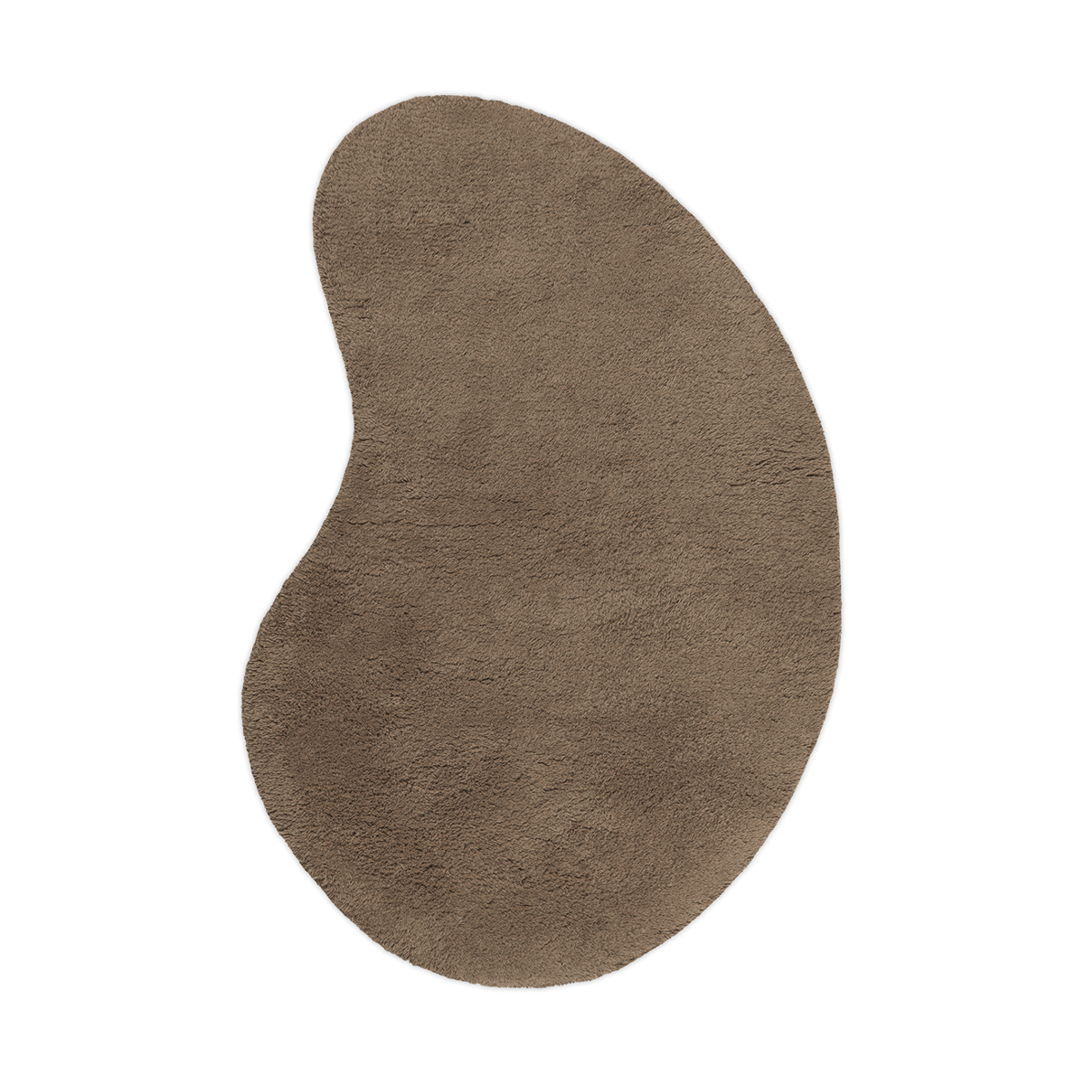 Ferm Living Forma Wollteppich 103x155 cm Ash Brown