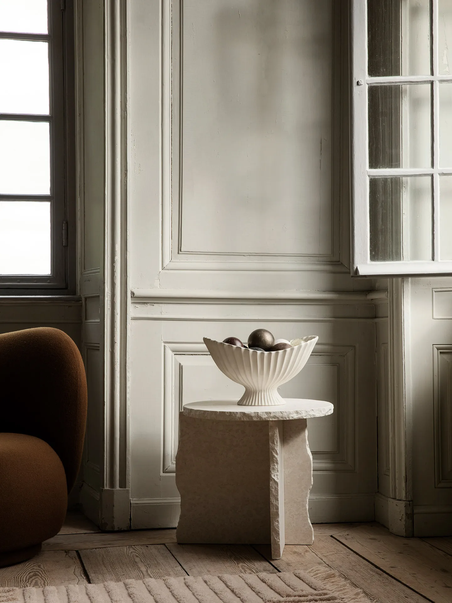 Fountain Centrepiece 25 x 37cm, Off white Ferm Living