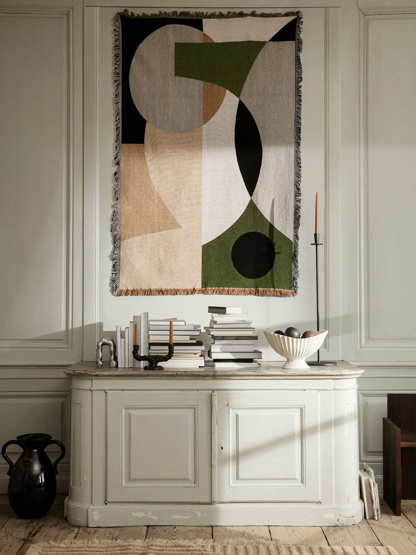 Fountain Centrepiece 25 x 37cm, Off white Ferm Living