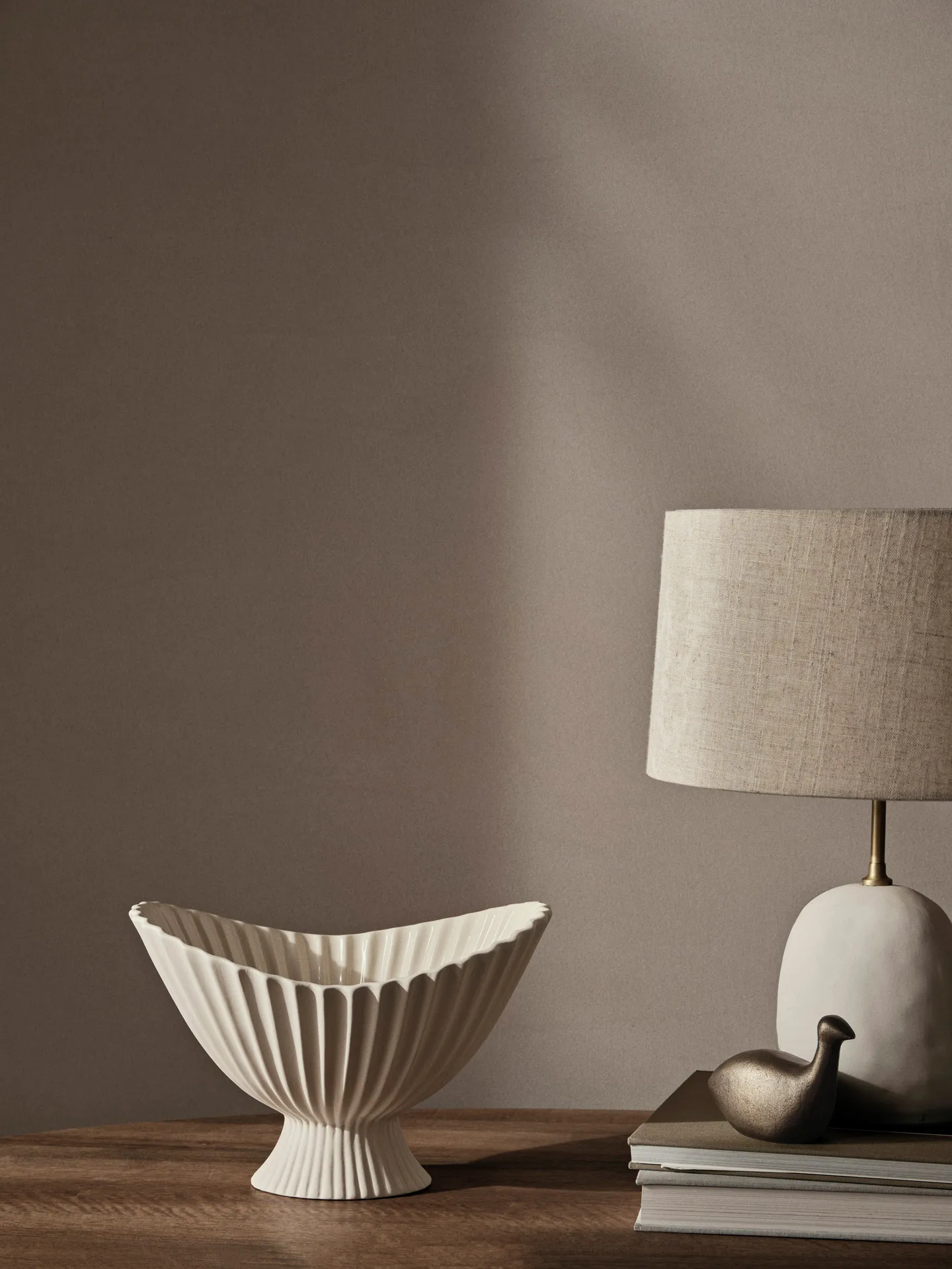 Fountain Schale 28 cm, Off-white Ferm Living