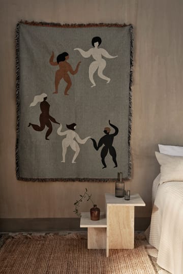 Free tapestry Decke 120 x 170cm - Grey - ferm LIVING