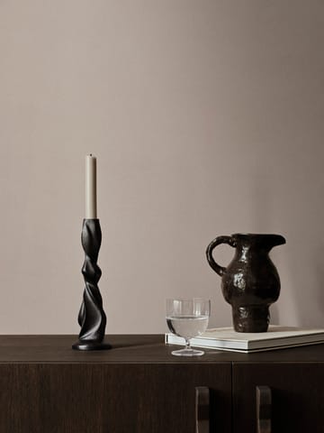 Gale Kerzenhalter 25 cm - Blackened Aluminium - ferm LIVING