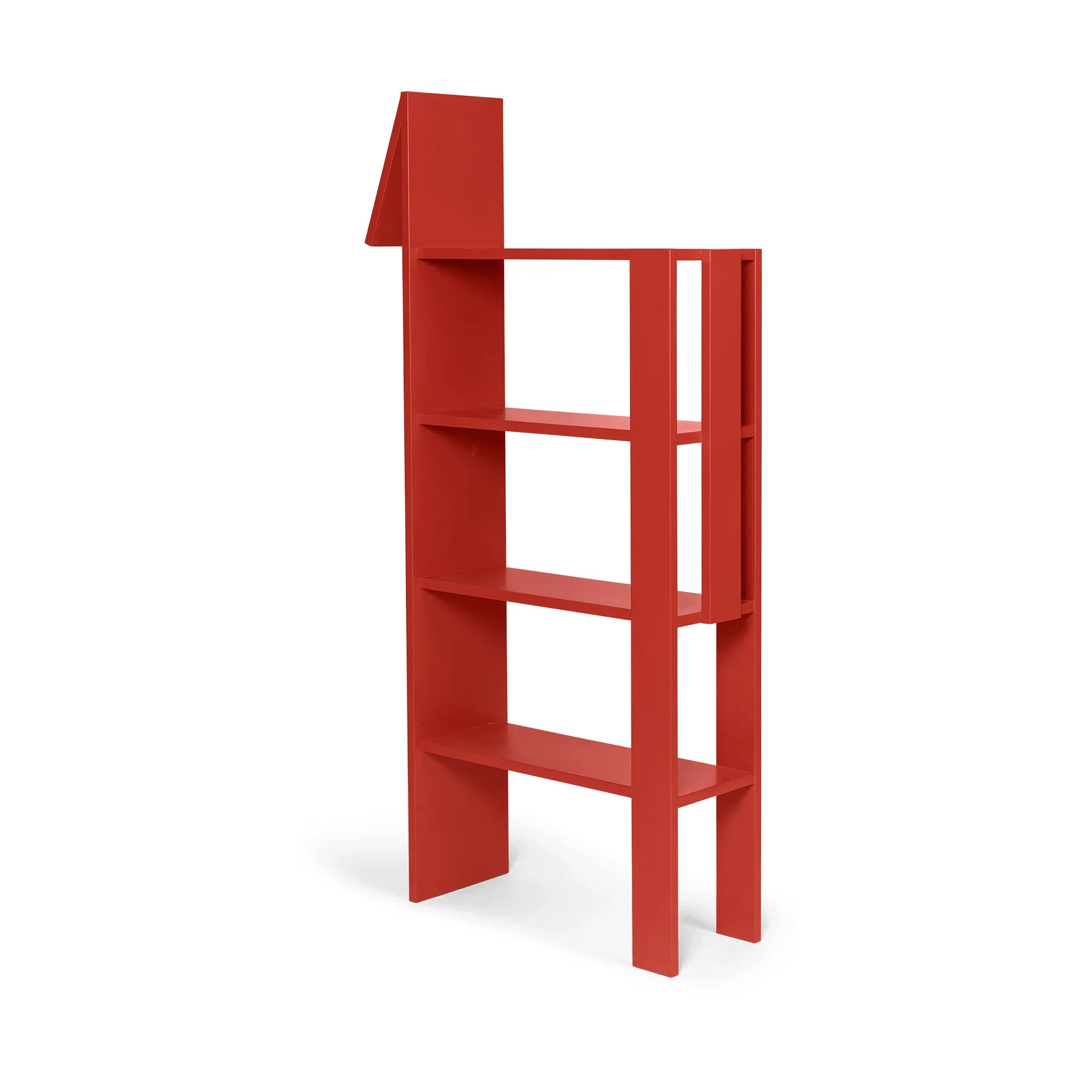 Giraffe Bücherregal 69x140 cm, Poppy Red Ferm Living