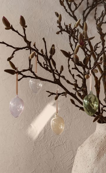 Glass easter eggs 4er Pack - Mixed light - Ferm Living