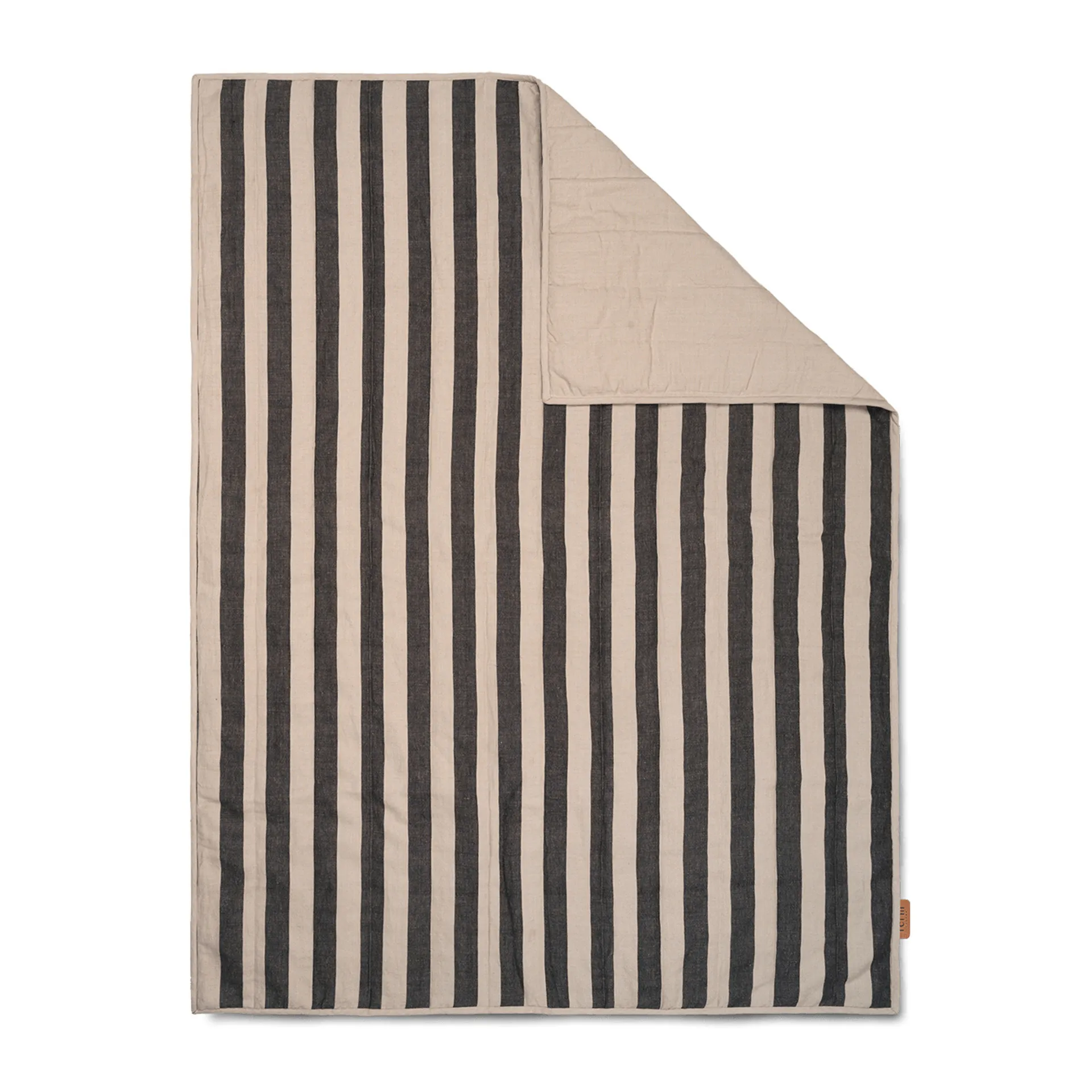 Grand Decke 120 x 170cm, Sand-black Ferm Living