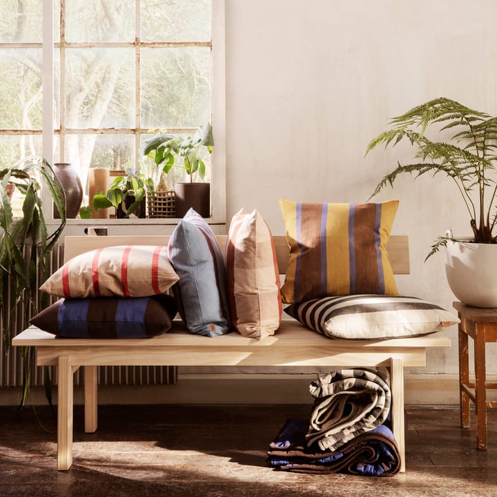 Grand Kissen 50 x 50cm, Lime-bright blue-chocolate Ferm Living
