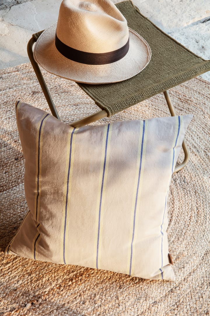 Grand Kissen 50 x 50cm, Oyster-lemon-bright blue Ferm Living