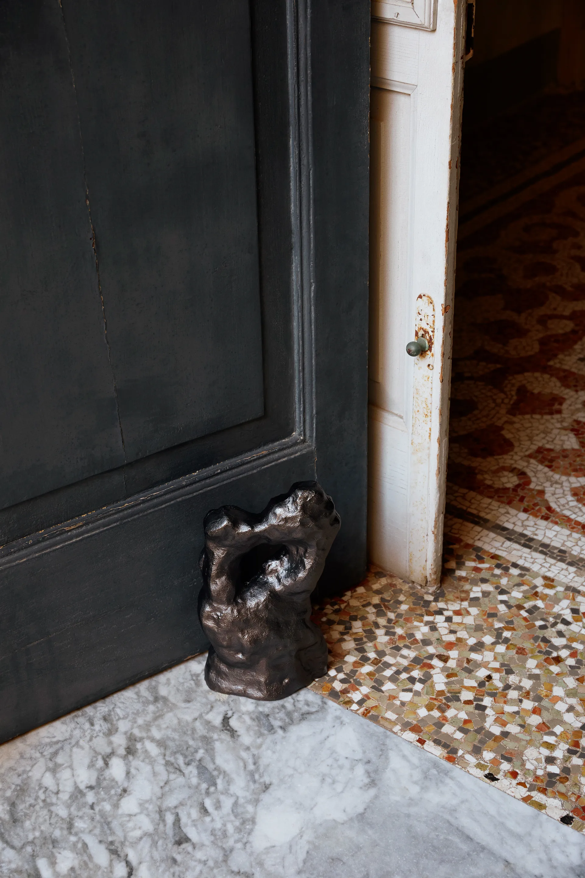 Grotto Skulptur, Blackened Aluminium Ferm Living