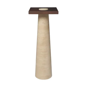 Grova Sockel - Travertine, 30x30x80 cm - Ferm Living