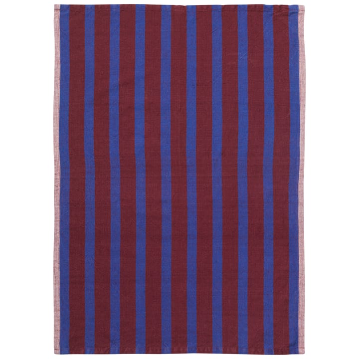 Hale Geschirrtuch 50x70 cm - Brown-navy blue - Ferm LIVING